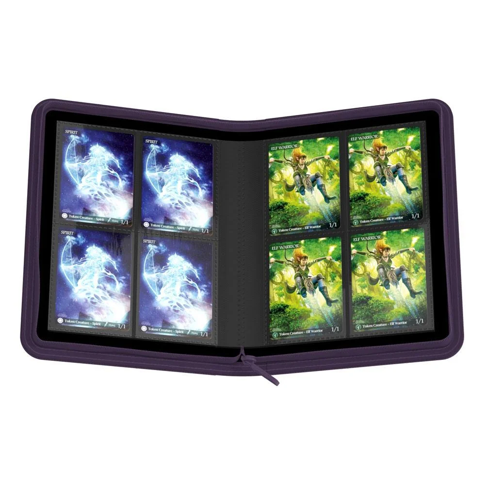 Ultimate Guard Zipfolio (160 double-sleeved cards) 8-Pocket 70 x 97 mm Xenoskin - Purple